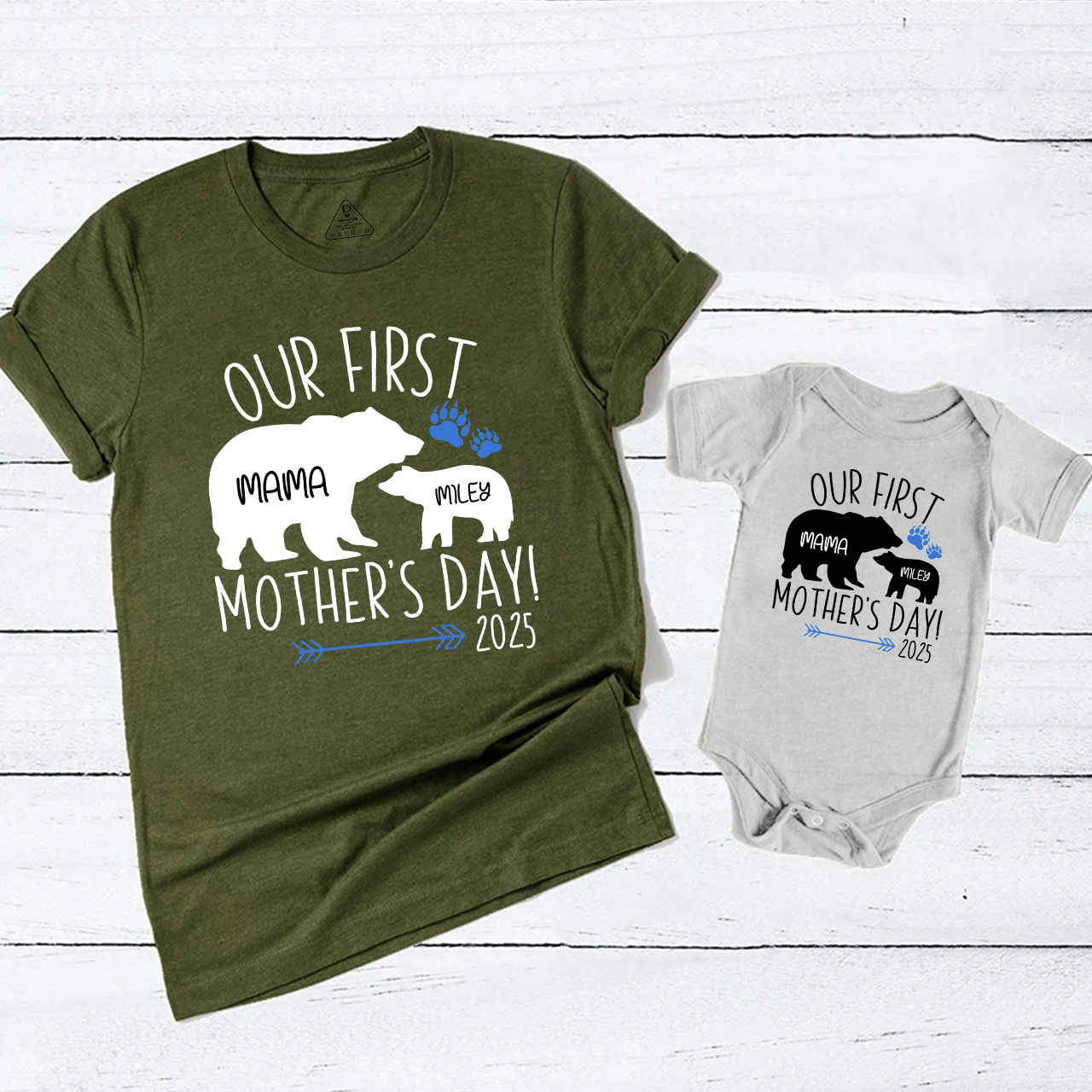 Baby Mom Bear Adult&Kids Shirt