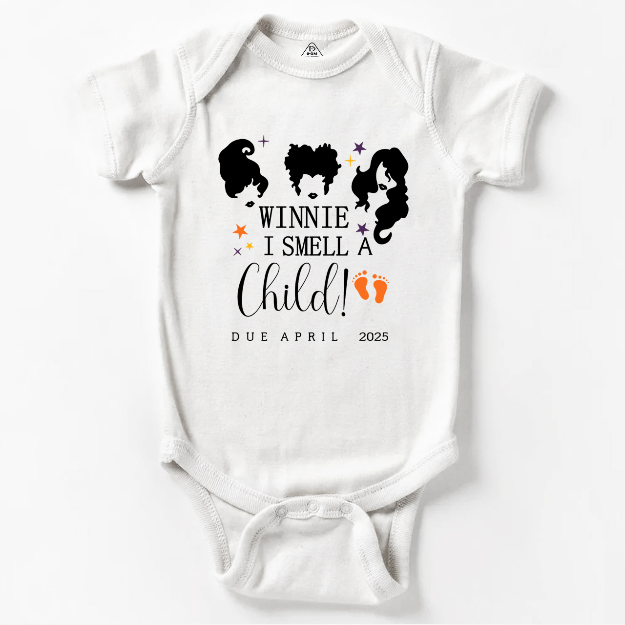 Personalized Winnie I Smell A Child Announcement Bodysuit For Baby