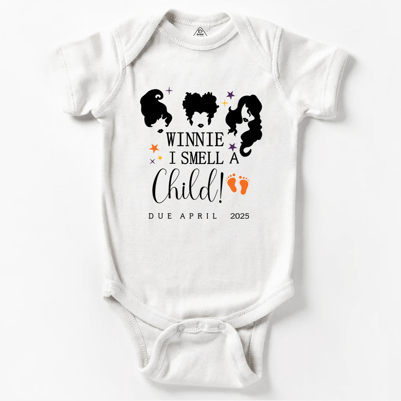 Personalized Winnie I Smell A Child Announcement Bodysuit For Baby