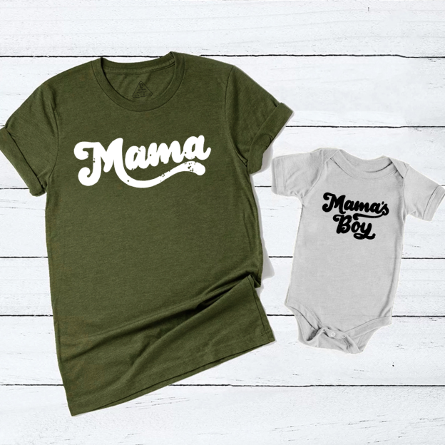 Mama & Mama's Boy Matching Tees