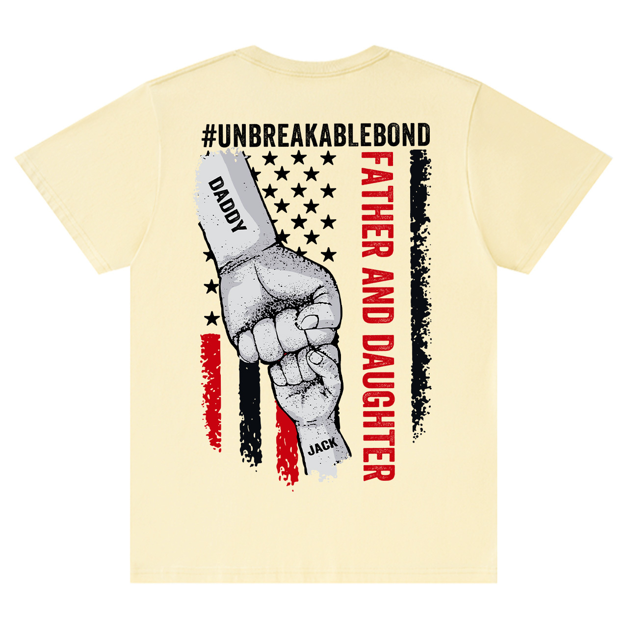  Personalized Unbreakable Bond Dad and me Shirt