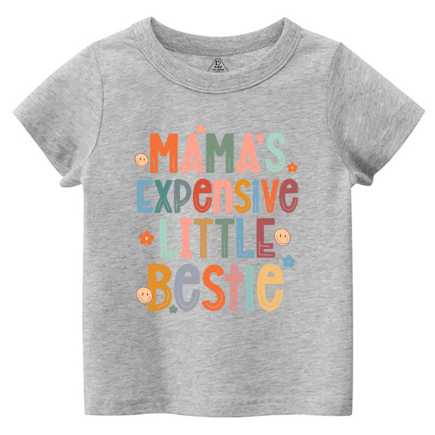 Mama's Expensive Little Bestie Toddler&Kid's Tees Beepumpkin