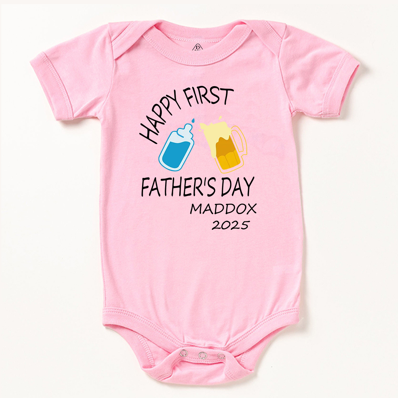 Happy Mother's/ Father's Day Cheers Bodysuit For Baby
