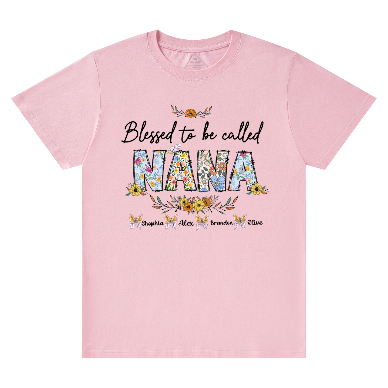 Personalized Blessed To Be Called Nana T-Shirts
