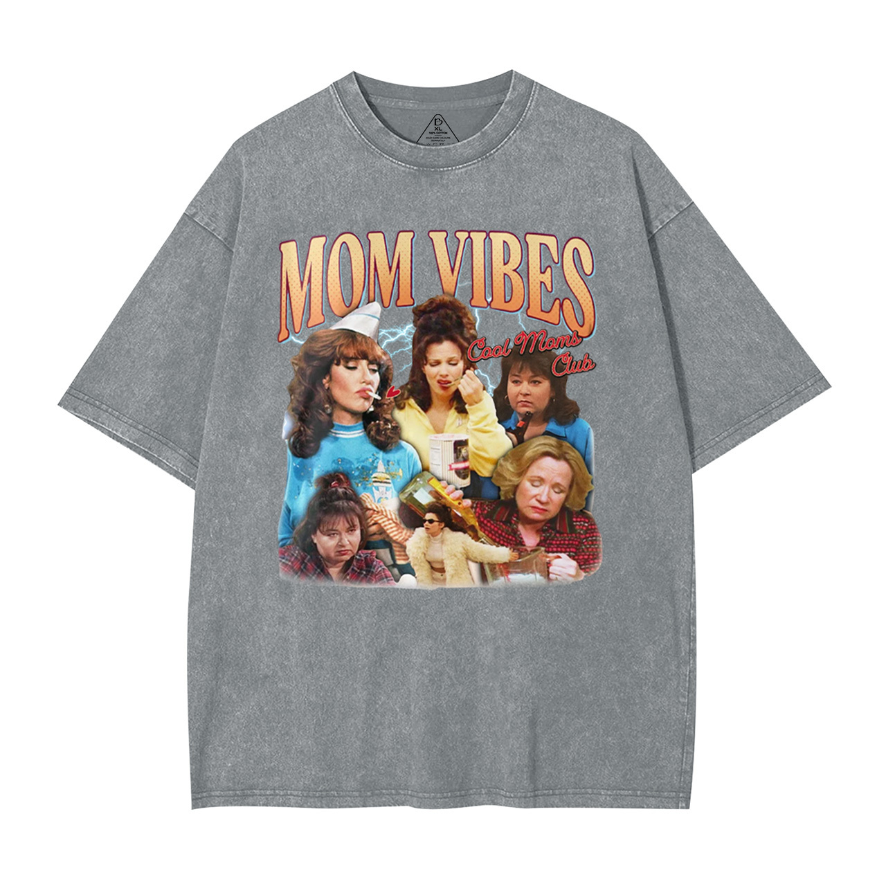 90’S Mom Vibes Washed T-Shirts