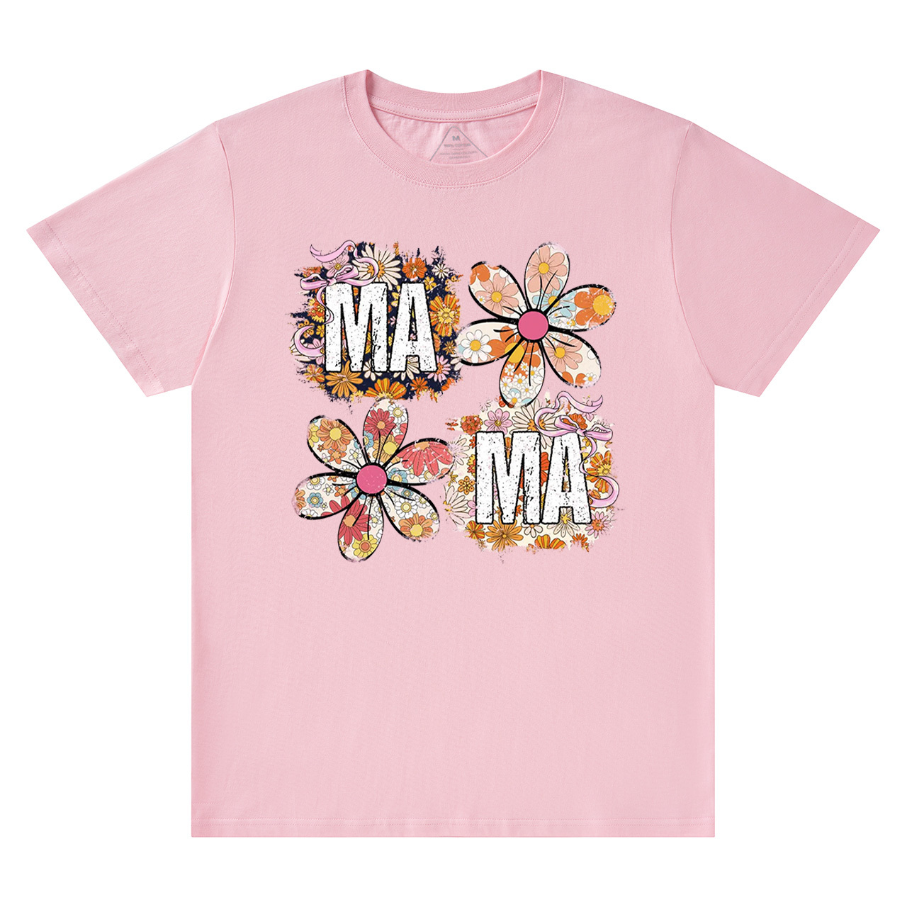 Retro Comfort Colors Floral Mama T-Shirts