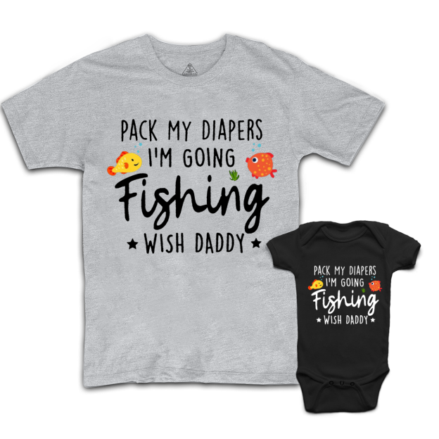 Pack My Diapers Dad&Me Matching Shirts
