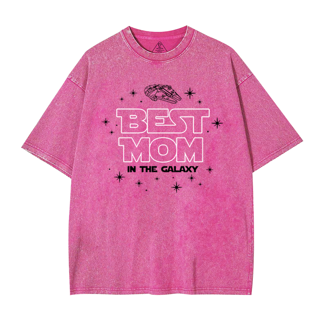 Best Mom In The Galaxy Washed T-Shirts