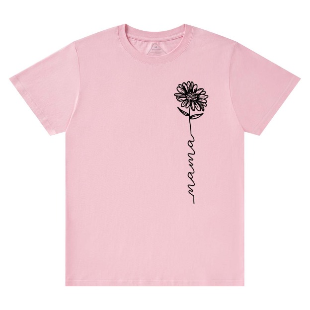 Flower With Mama Retro Gift Shirts