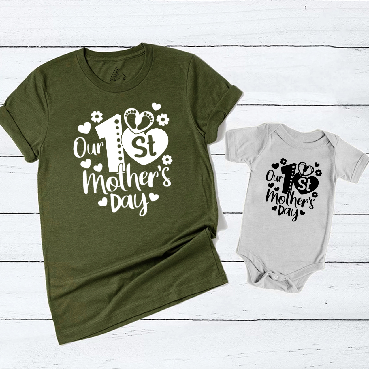 Our First Mother's Day Mom&Me Matching Tees