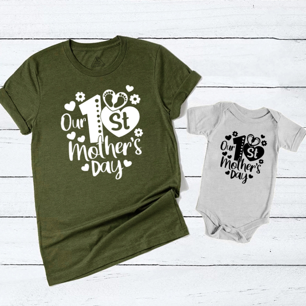 Our First Mother's Day Mom&Me Matching Tees
