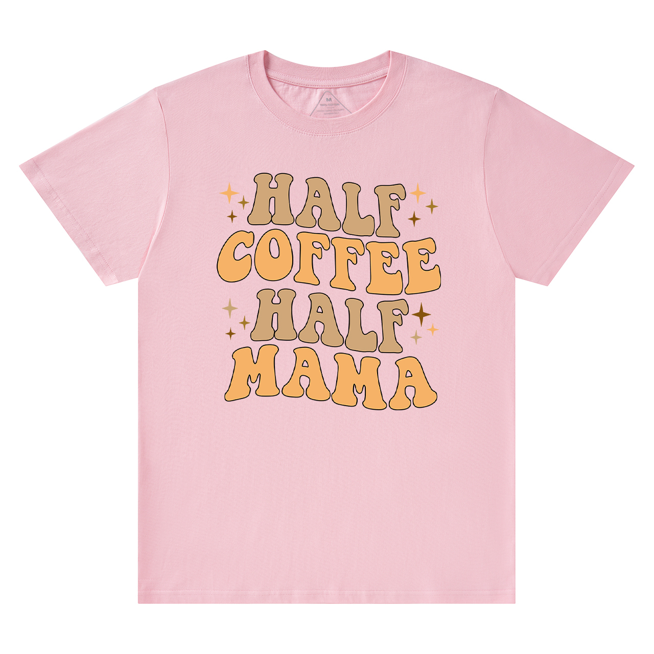 Half Coffee Half Mama Retro Shirt