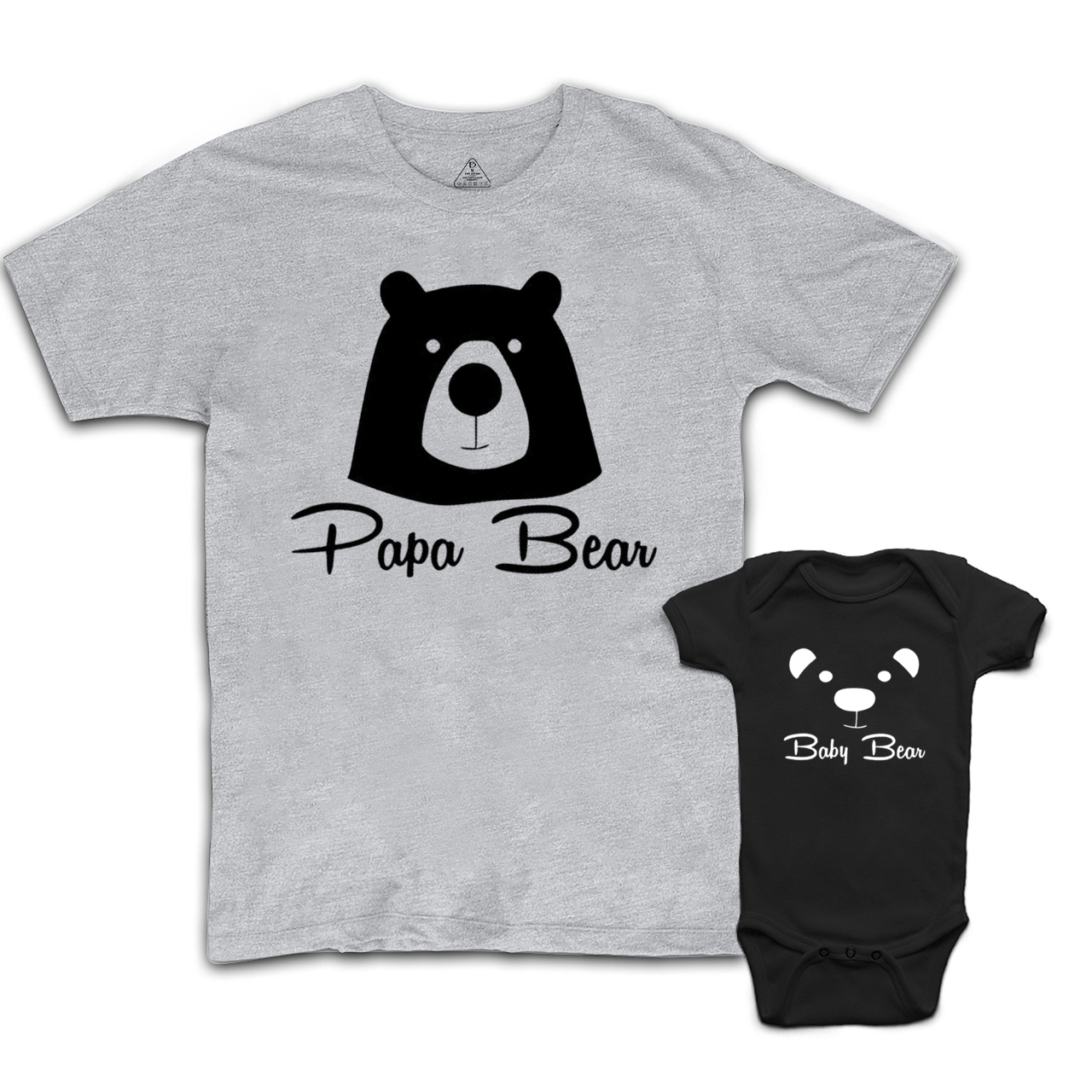 Papa Bear Baby Bear Dad&Me Matching Shirts