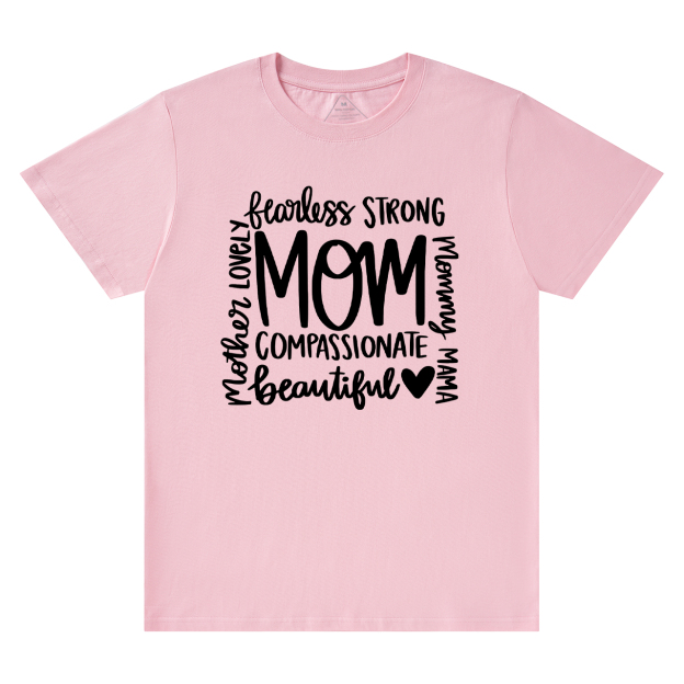 Hand Lettered Mom Quotes Shirt