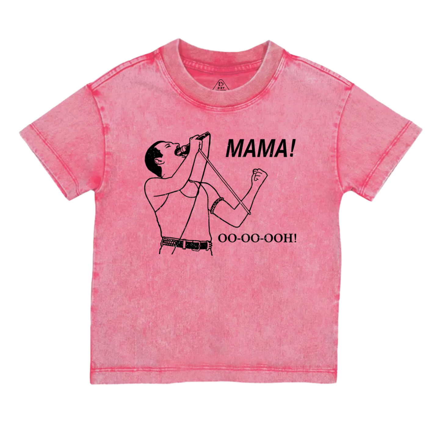 Mama Oo - Oo - Ooh Toddler&Kids Washed Tees