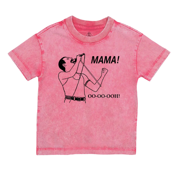Mama Oo - Oo - Ooh Toddler&Kids Washed Tees