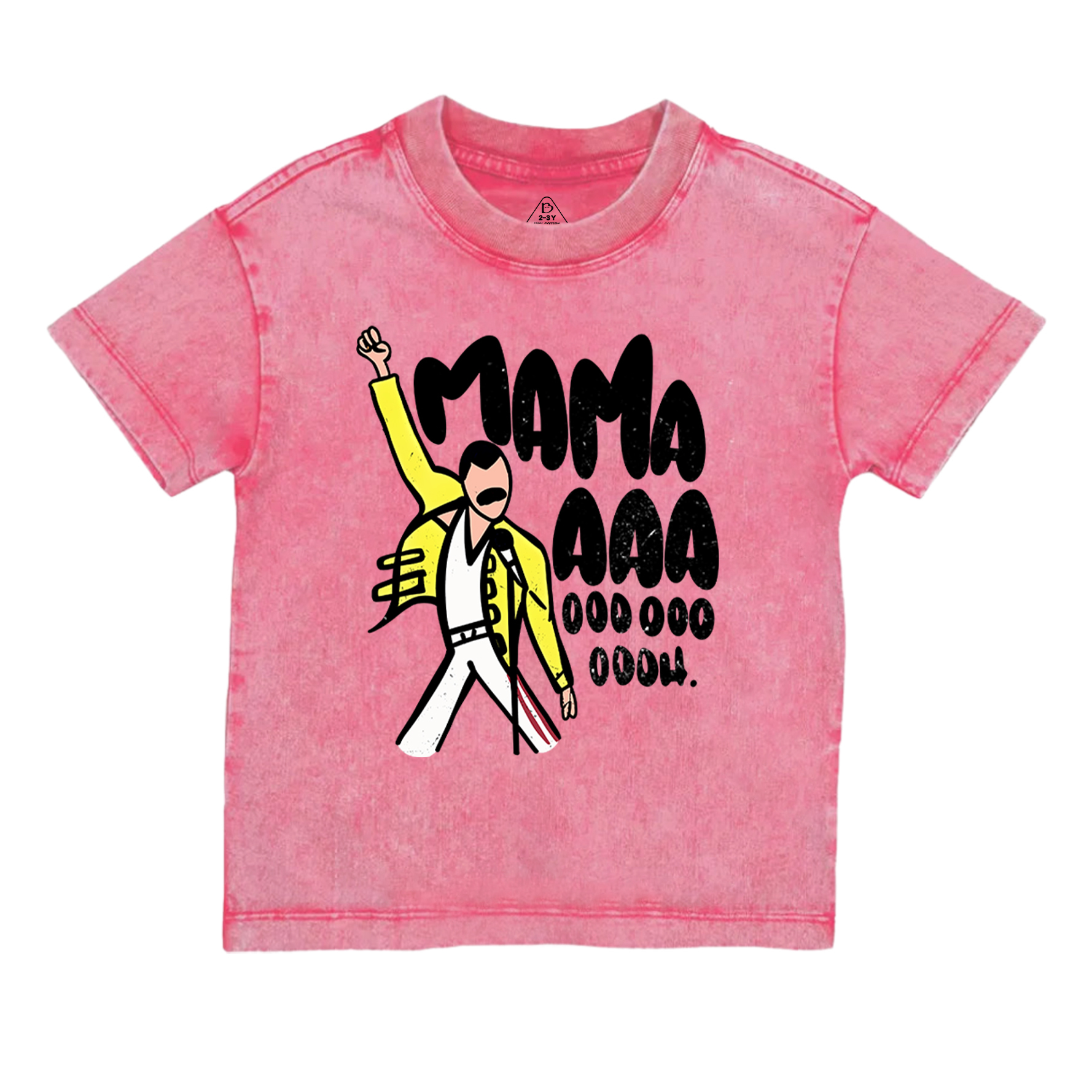 Mama Aaa Oooh Toddler&Kids Washed Tees          