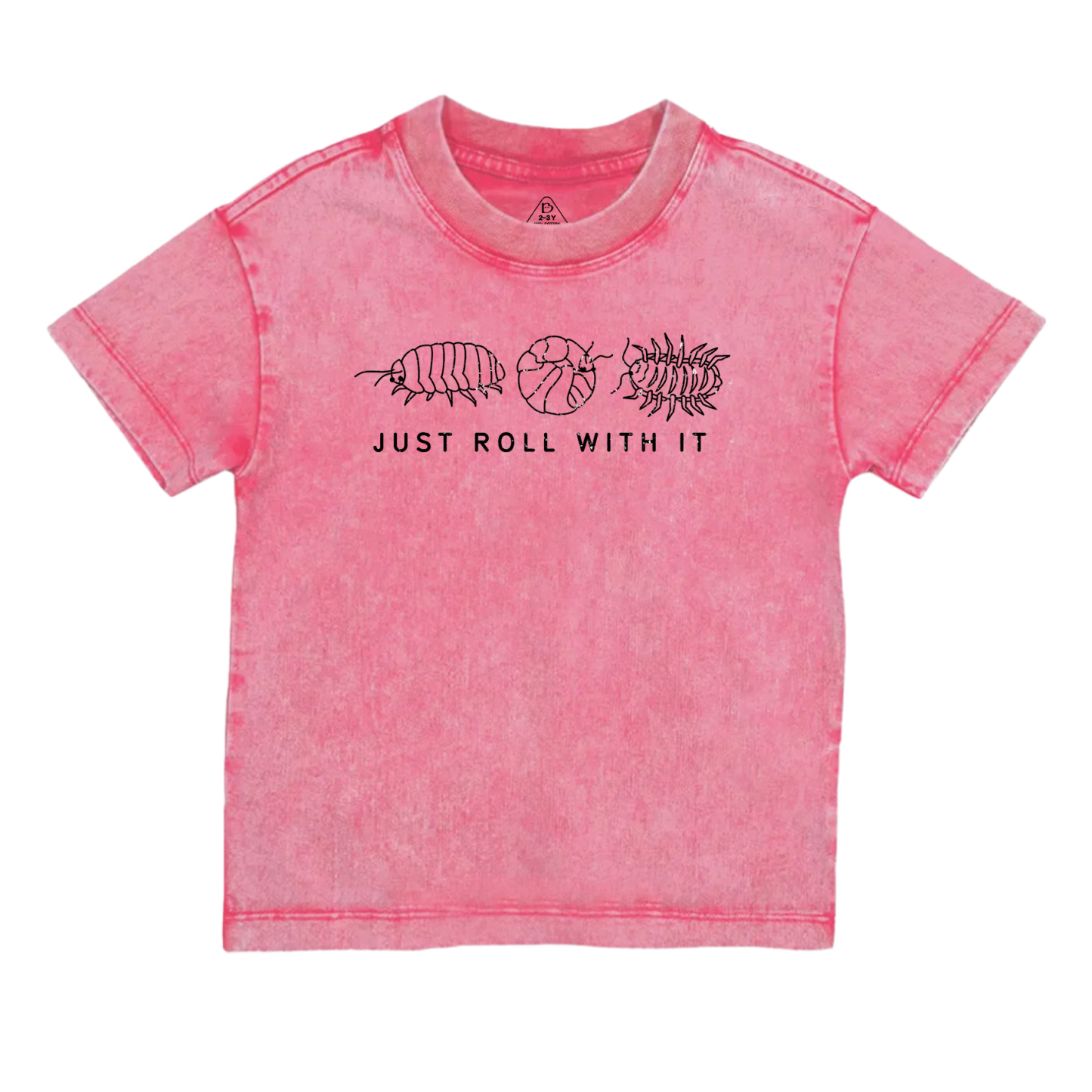 Just Roll With It Toddler&Kids Washed Tees