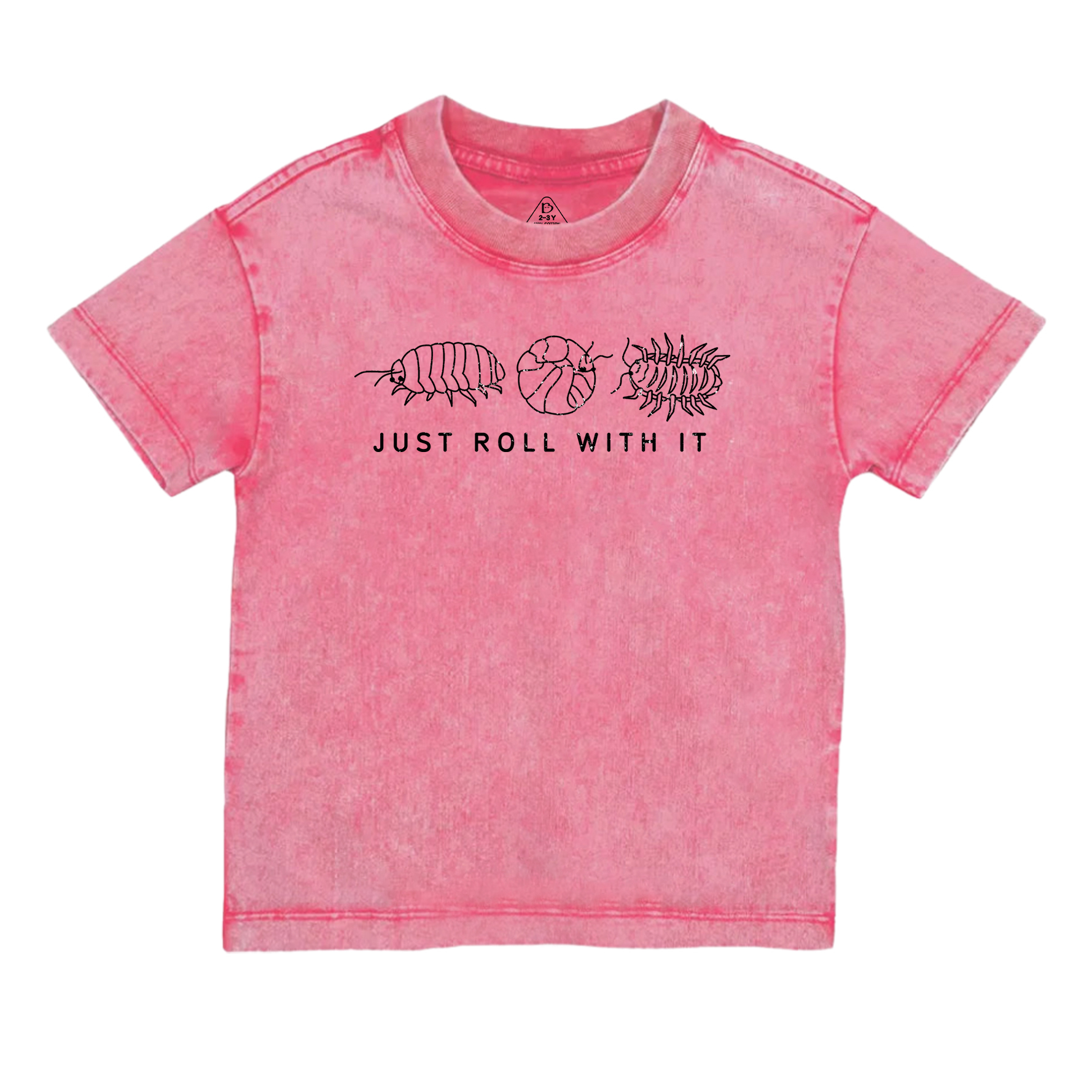 Just Roll With It Toddler&Kids Washed Tees