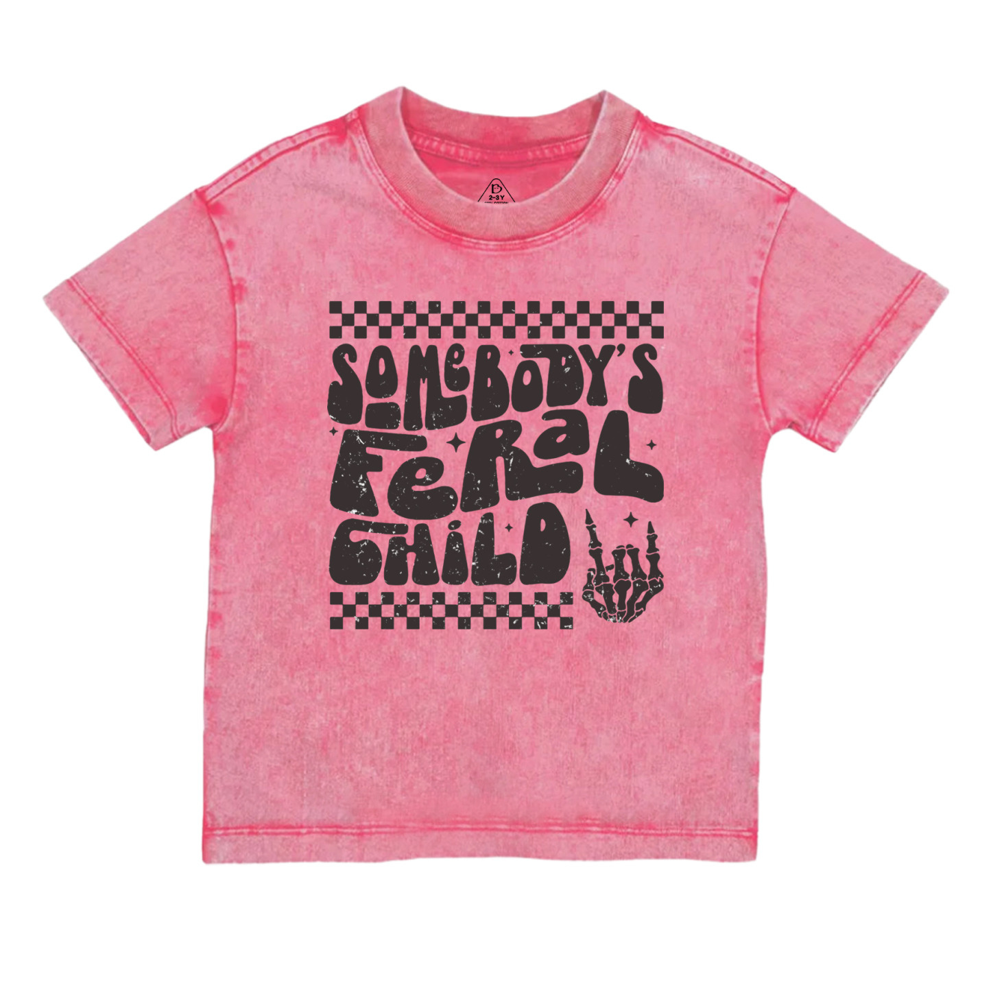 Somebody's Feral Child Toddler&Kids Washed Tees