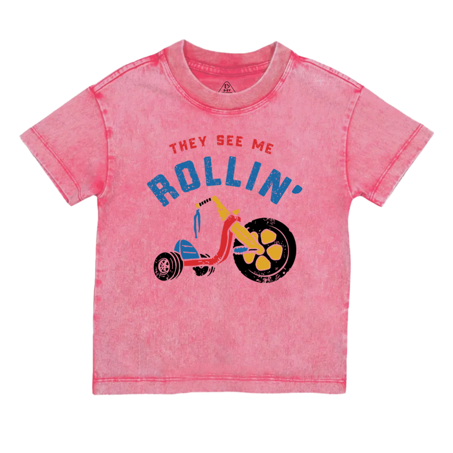 They See Me Rollin' Bike Toddler&Kids Washed Tees          