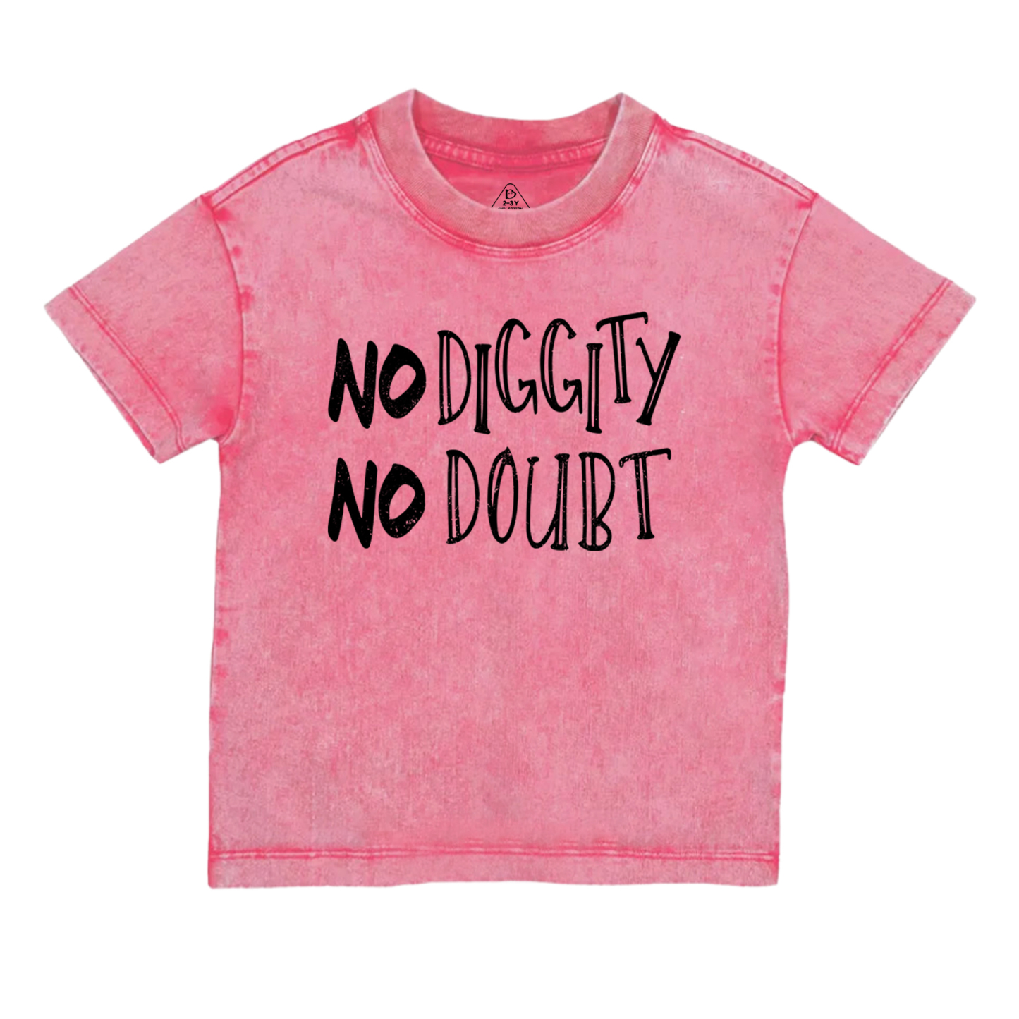 No Diggity Hip Hop Toddler&Kids Washed Tees          