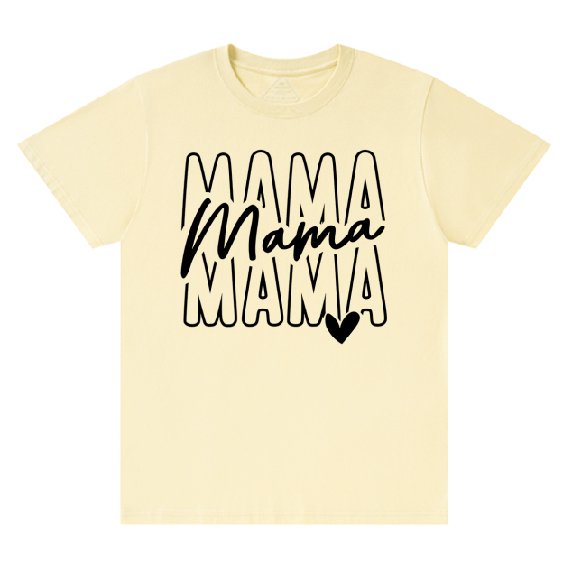 Retro Stacked Mama Shirt