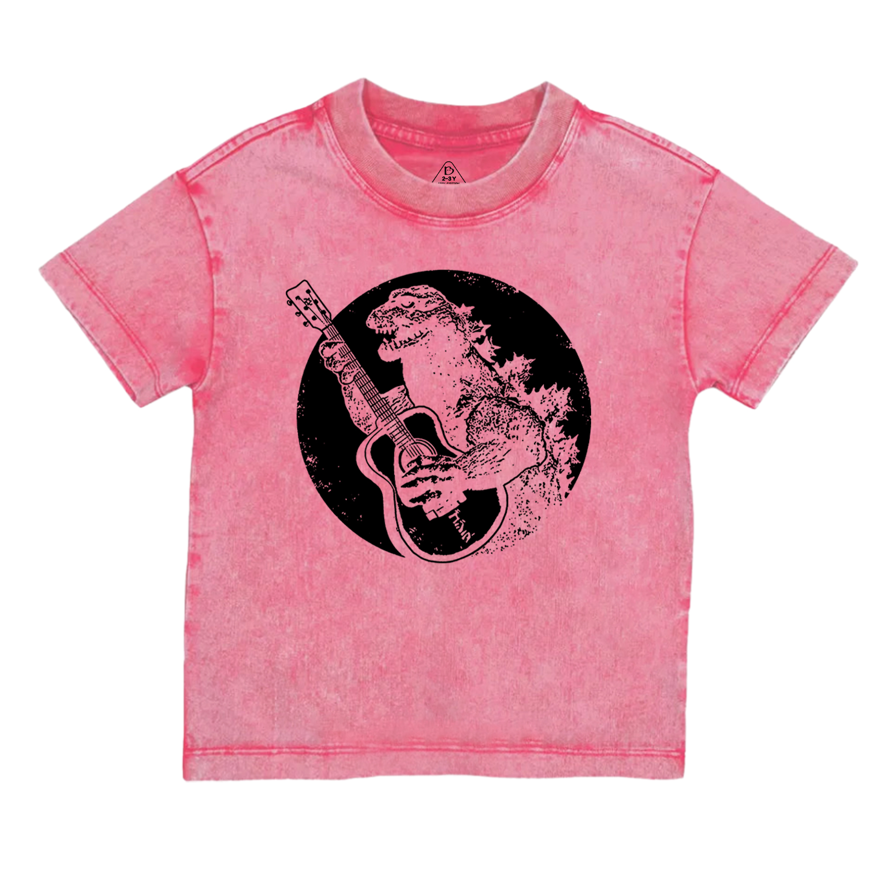  Funny Vintage Guitar Toddler&Kids Washed Tees          