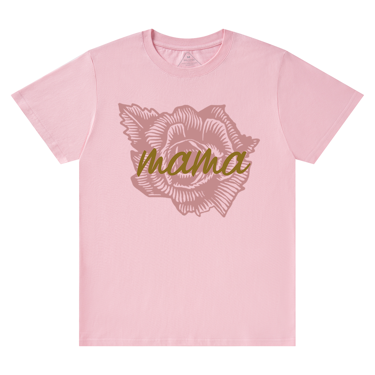MAMA Flower Design Classic Mom Shirt