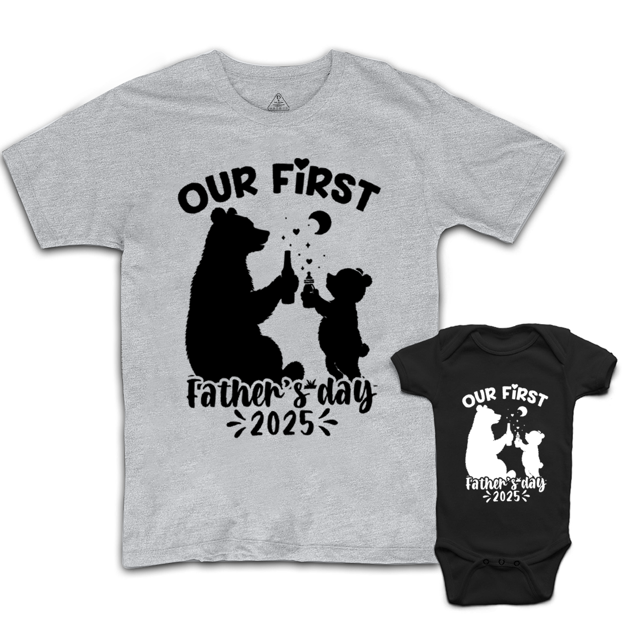 Our First Father's Day Dad&Me Matching Shirts