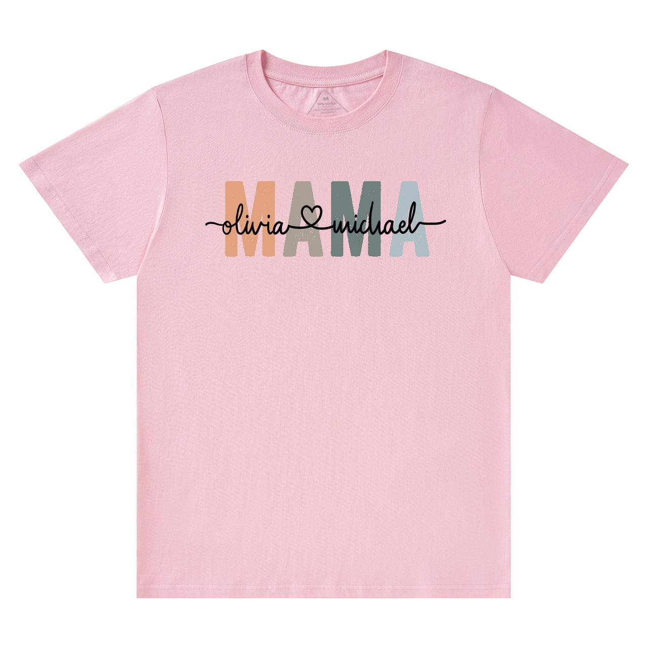 Personalized Mama With Children Names T-Shirts