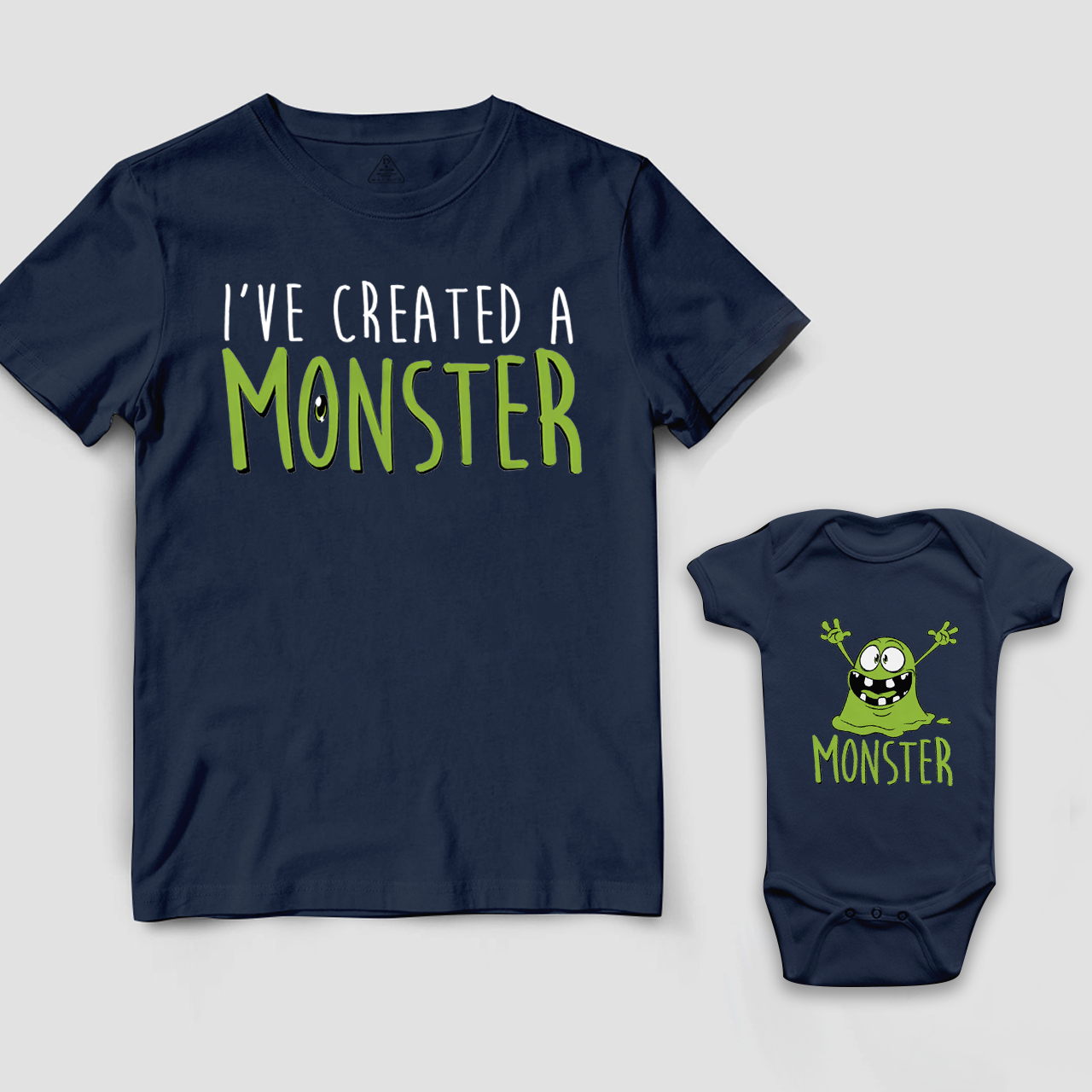 I Created A Monster Dad&Me Matching Shirts