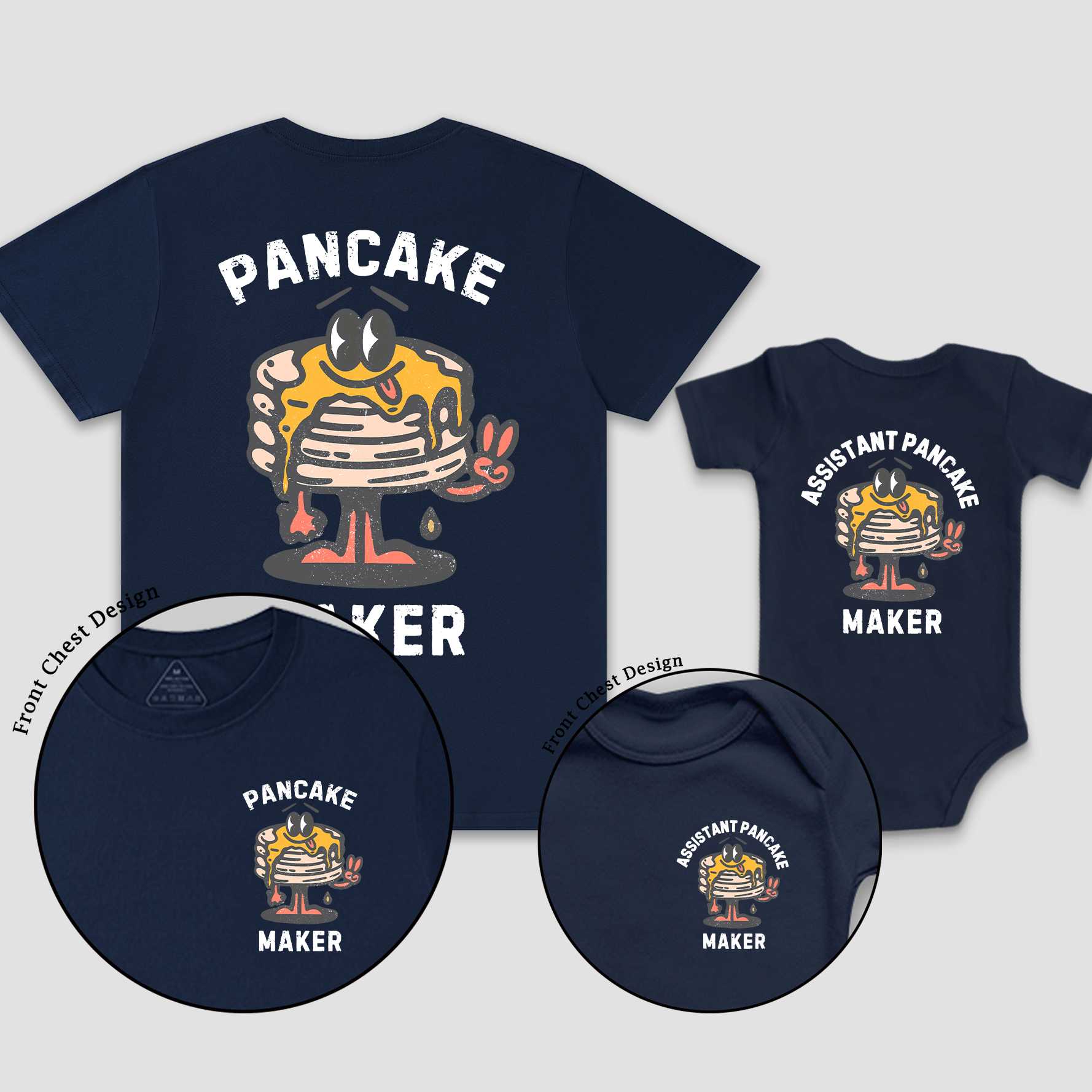 Pancake Brunch Dad&Me Matching Shirts