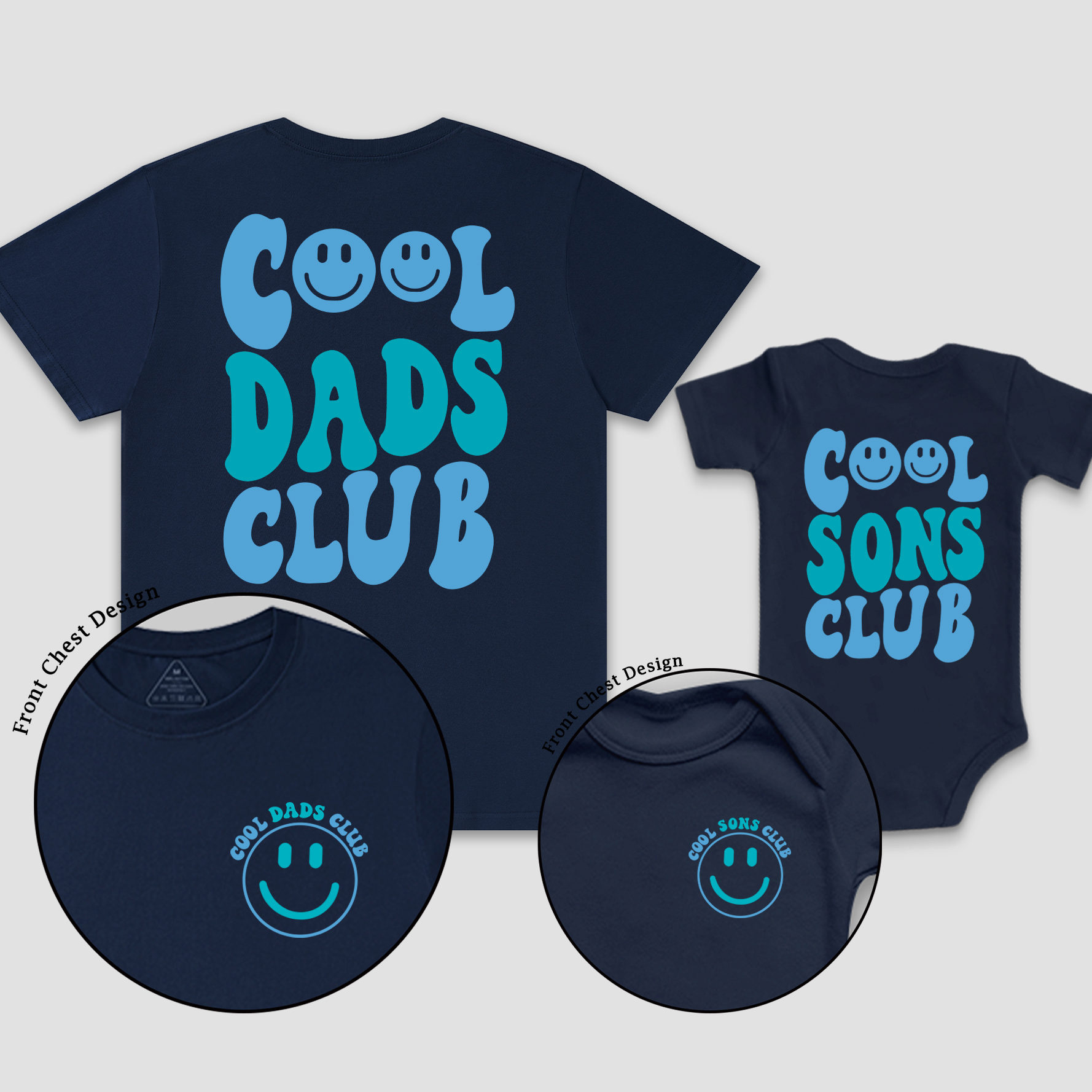 Cool Sons Club Dad&Me Matching Shirts