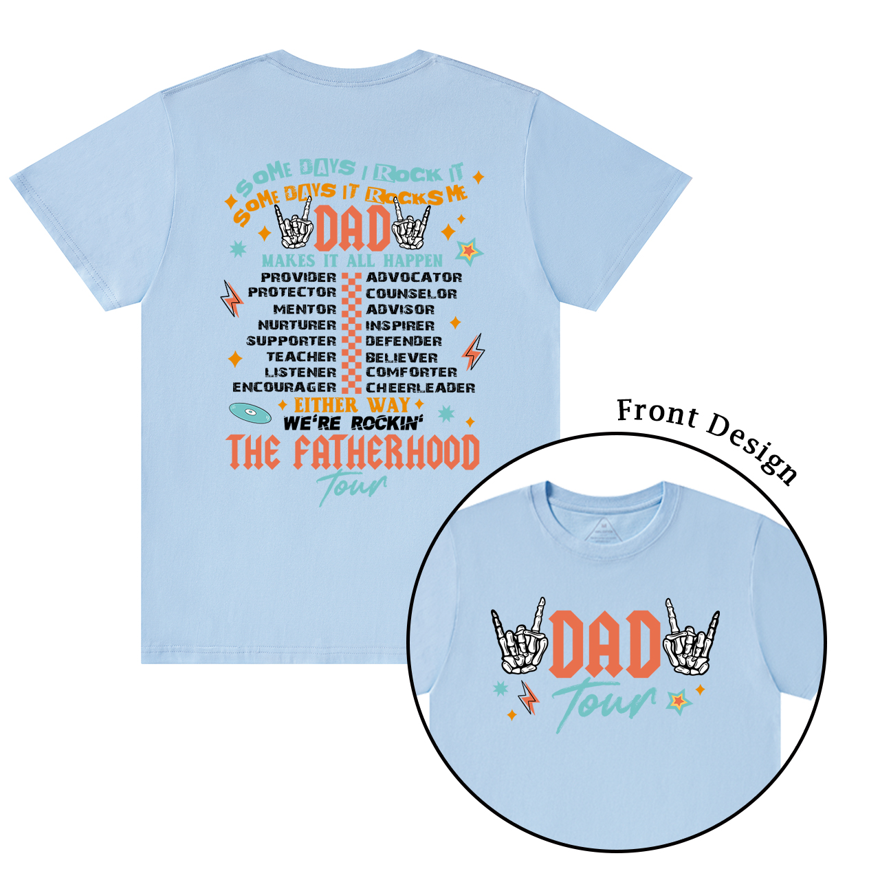 Fatherhood Tour Dad T-shirt