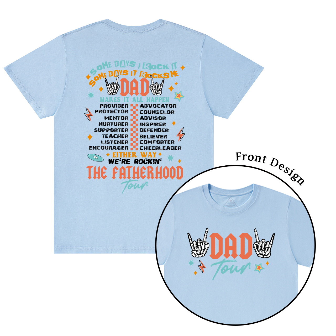 Fatherhood Tour Dad T-shirt