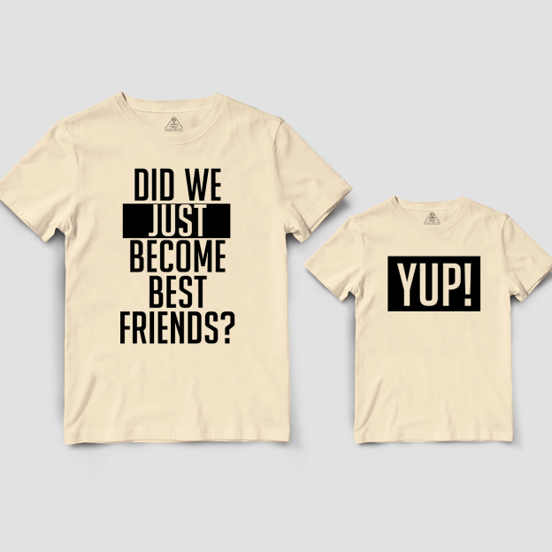 Did We Just Become Best Friends？YUP! Matching Shirts For Dad And Me