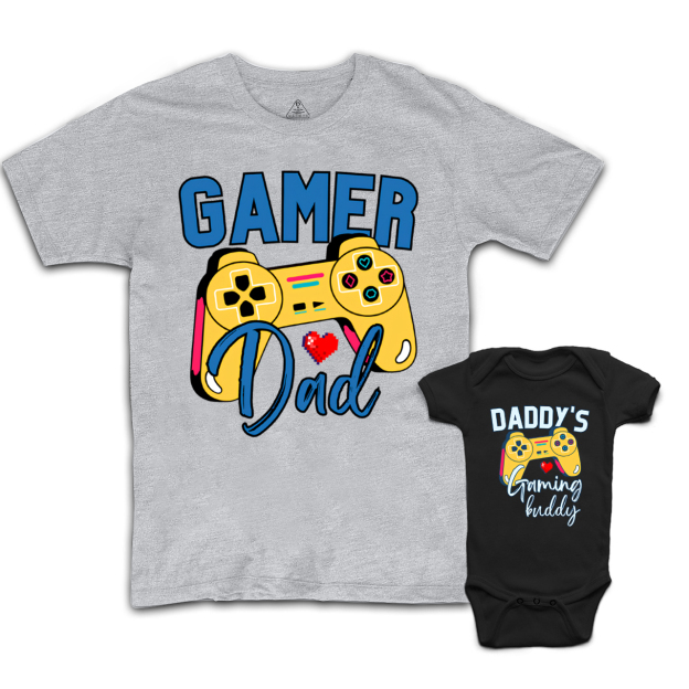 Daddy's Gaming Buddy Matching Shirts