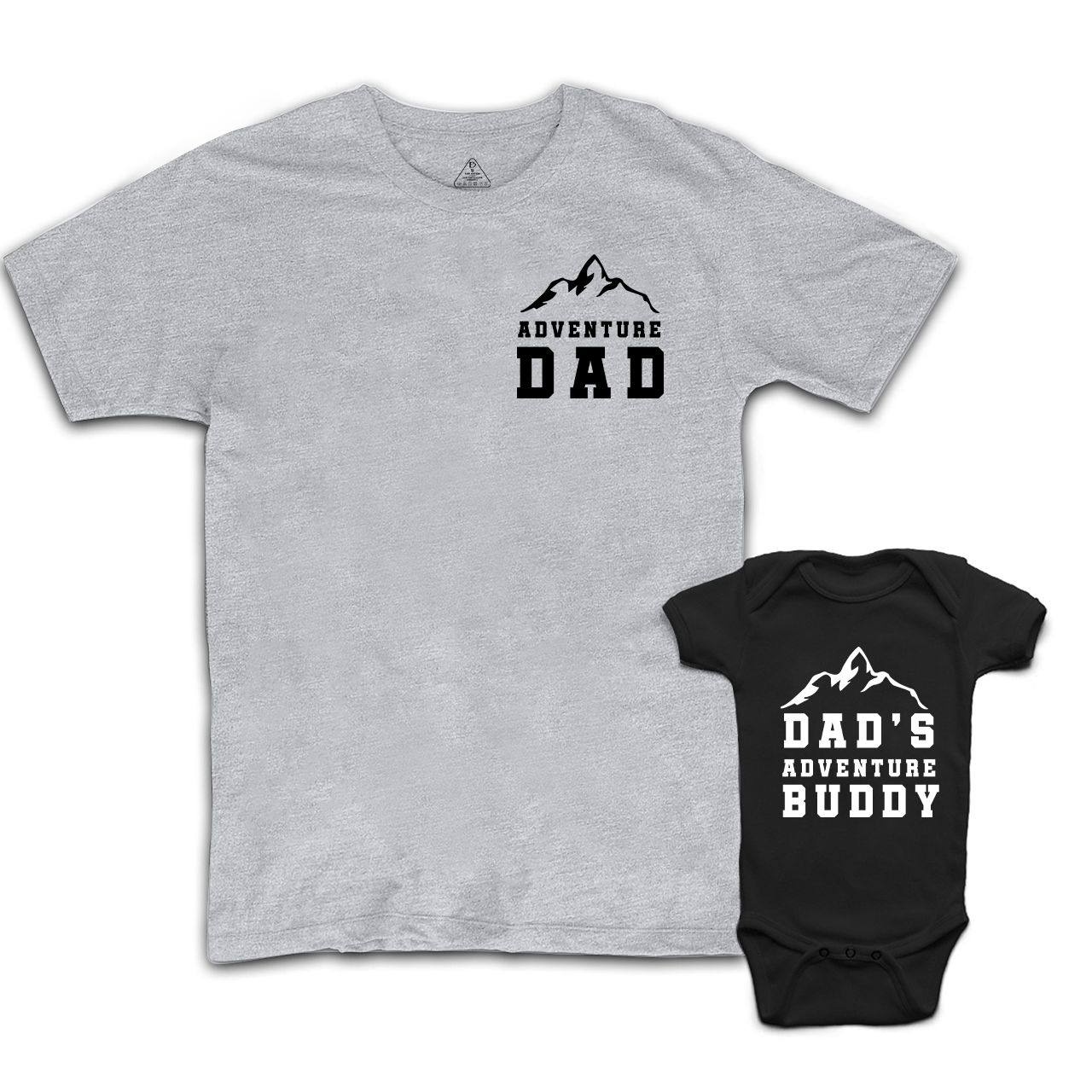 Adventure Dad & Dad's Adventure Buddy Gift Matching Tees