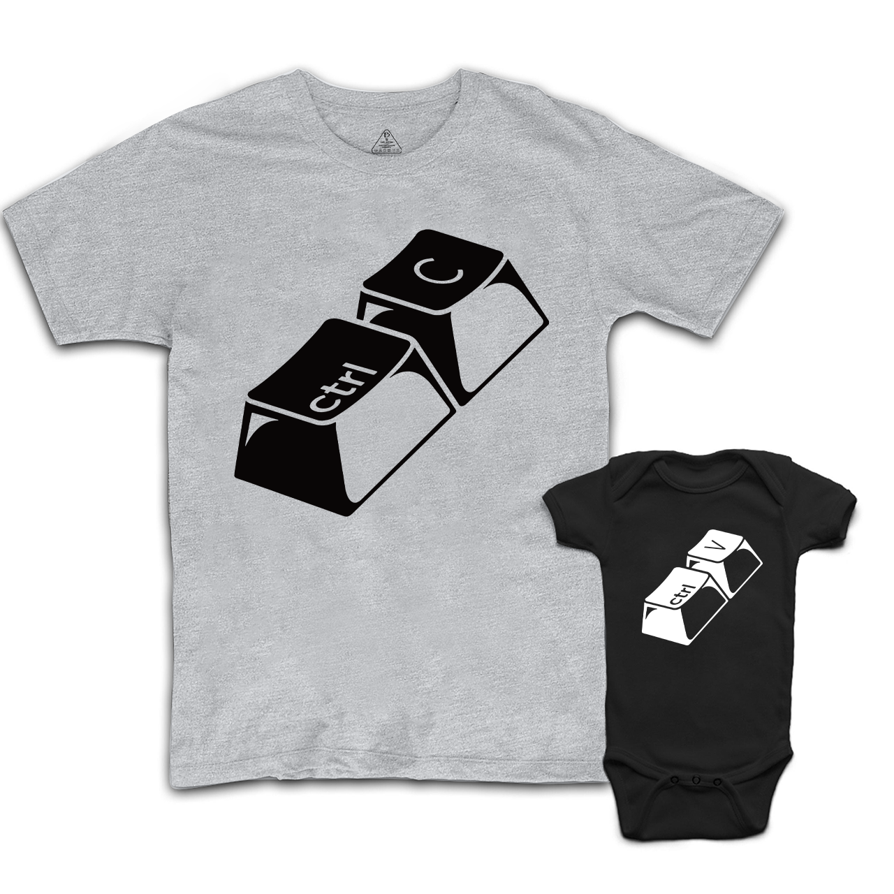 Funny Copy Paste Matching Dad and me Shirt