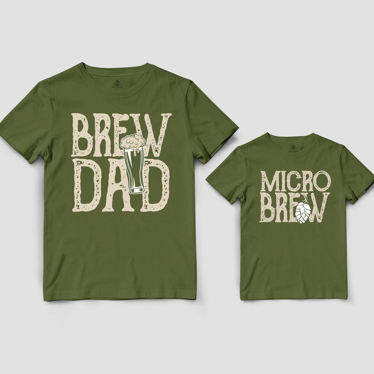 Brew Dad Micro Brew Matching Gift T-Shirts