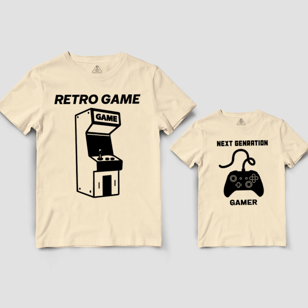 Personalized Dad&Me Gamer Matching Shirts
