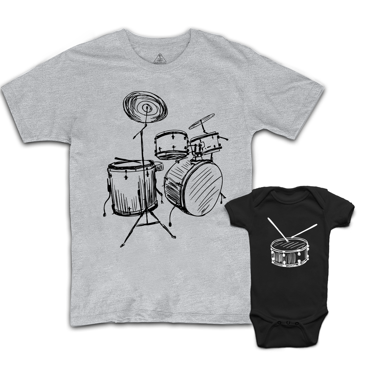 Drums & Drum Matching Dad and me Shirt