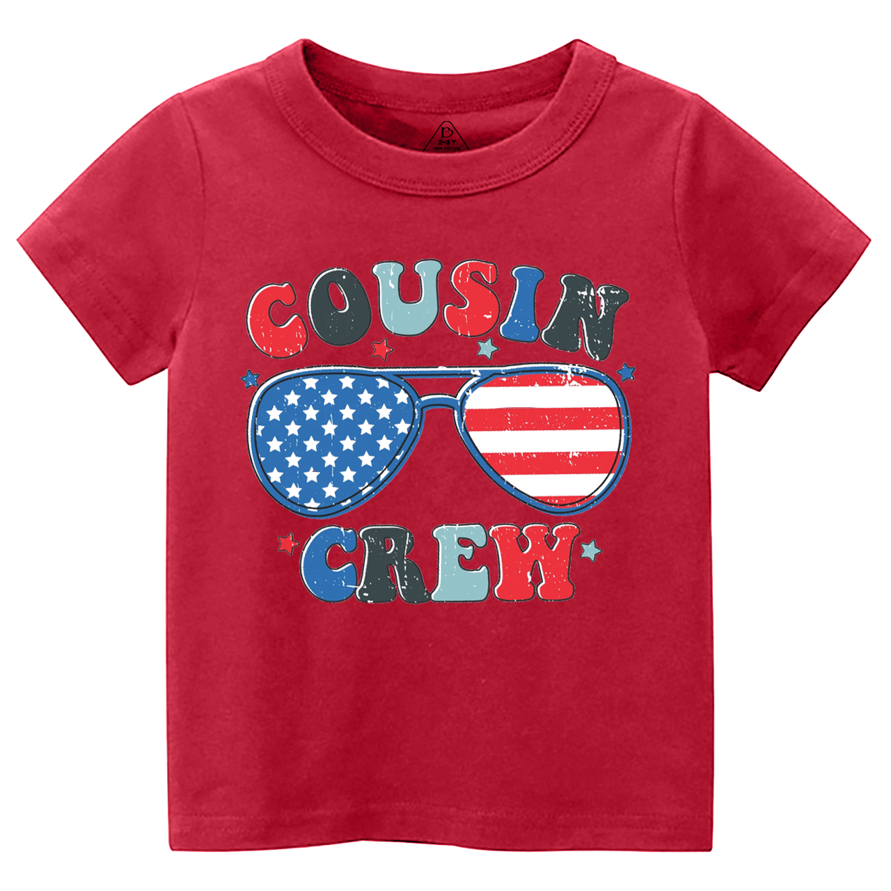 Cousin Crew 4th Of July Toddler&Kid's Tees Beepumpkin 