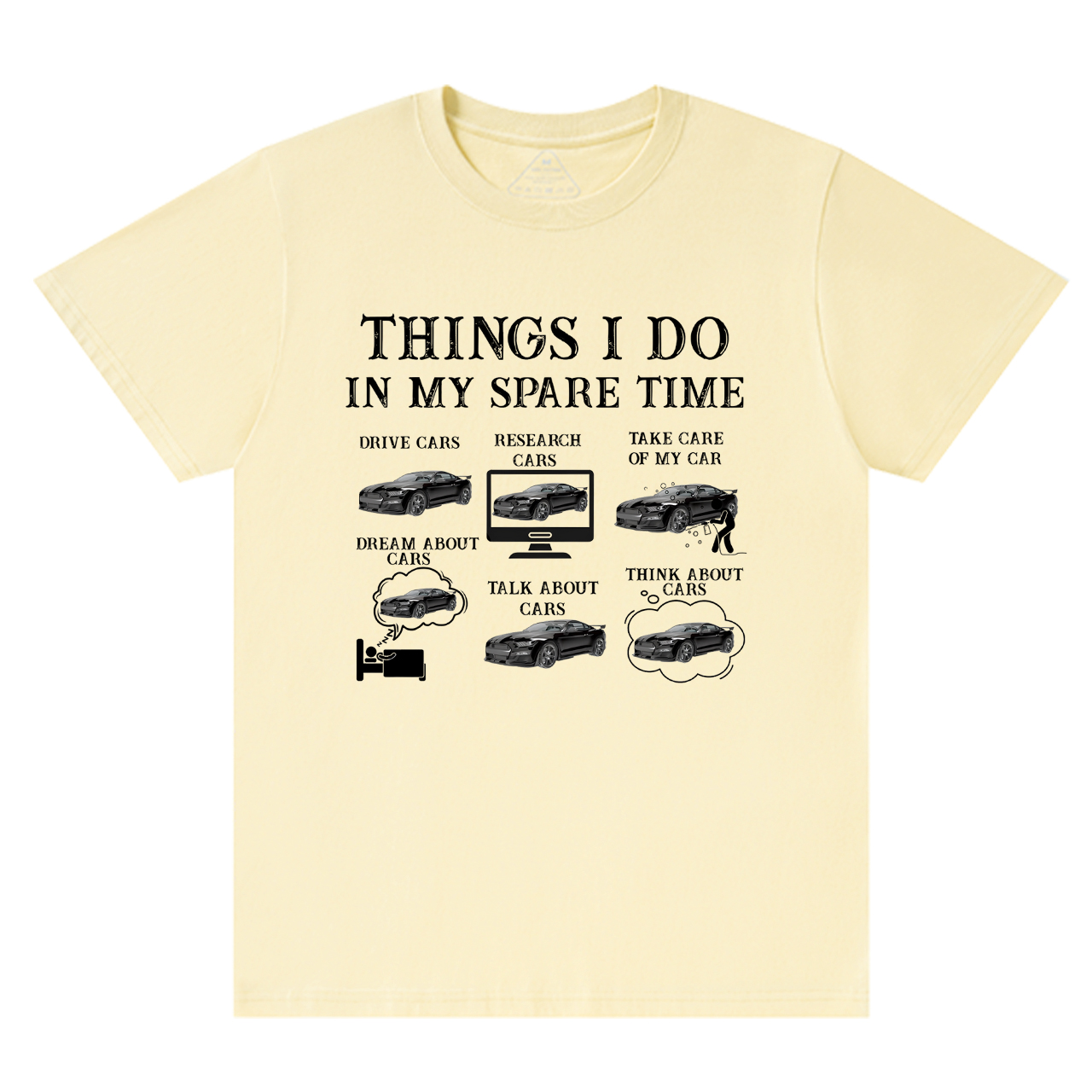 Things I Do In My Spare Time Funny Cars Dad T-Shirt