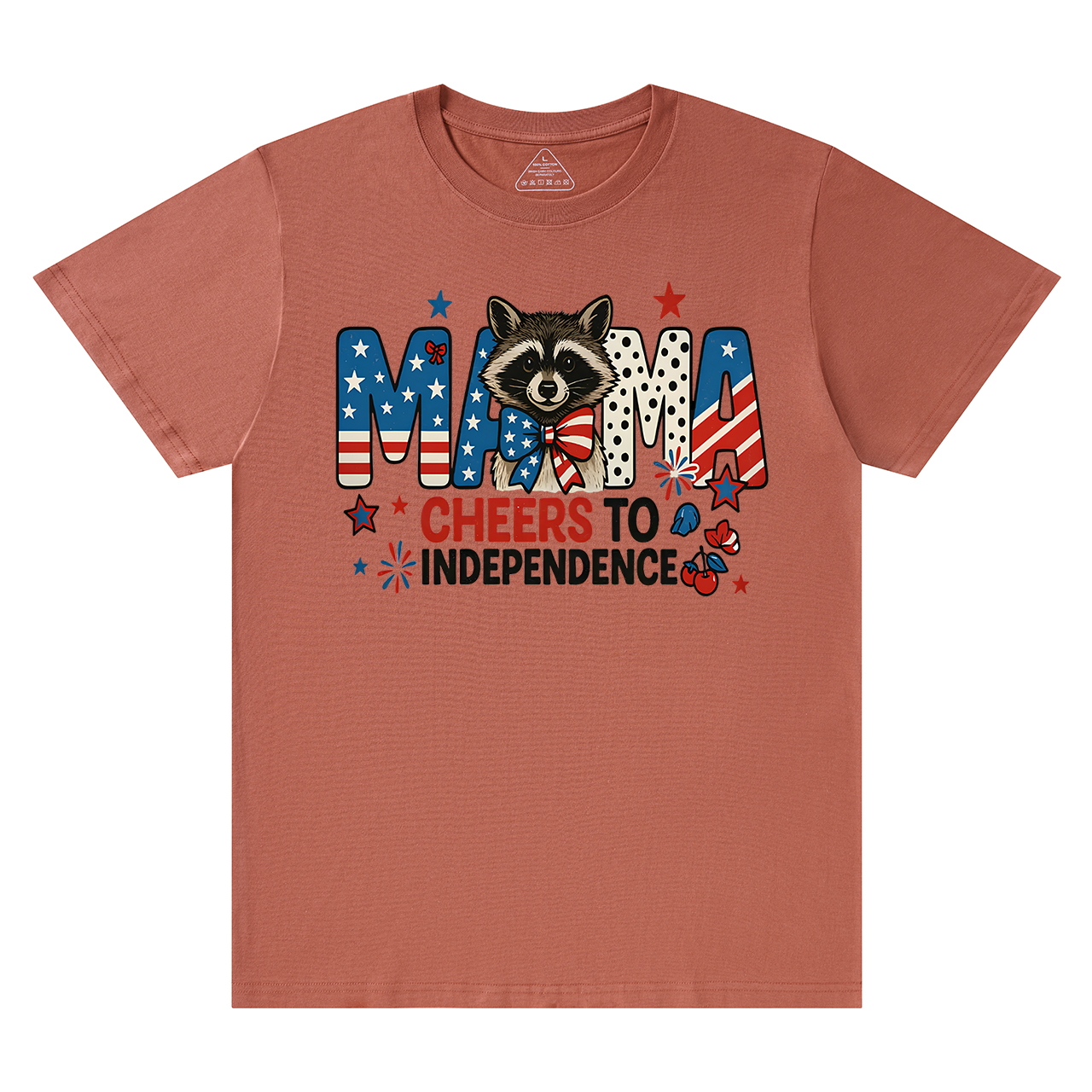 Patriotic Raccoon Mama T-Shirts