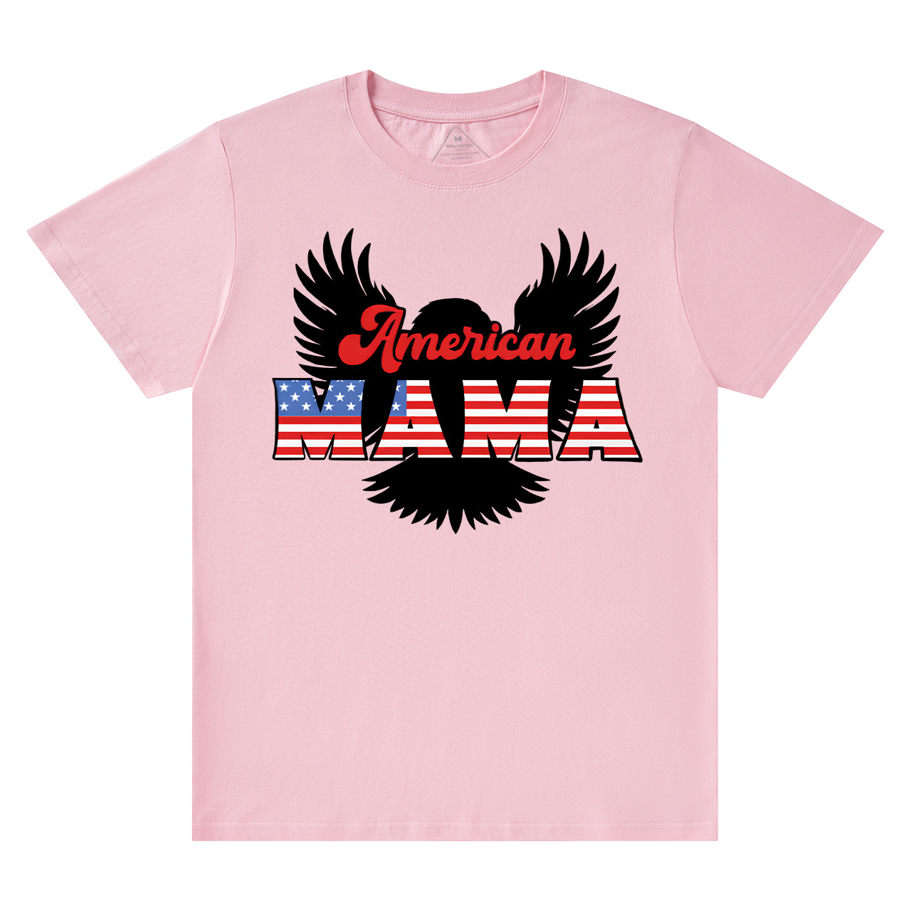 Patriotic Eagle Graphic Mama T-Shirts