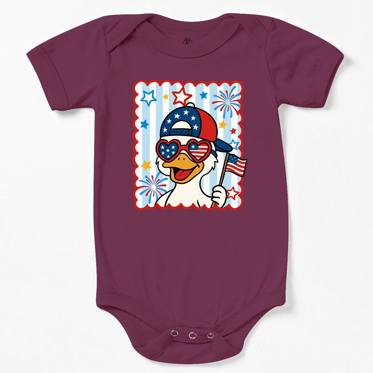 Patriotic Goose Bodysuit Beepumpkin