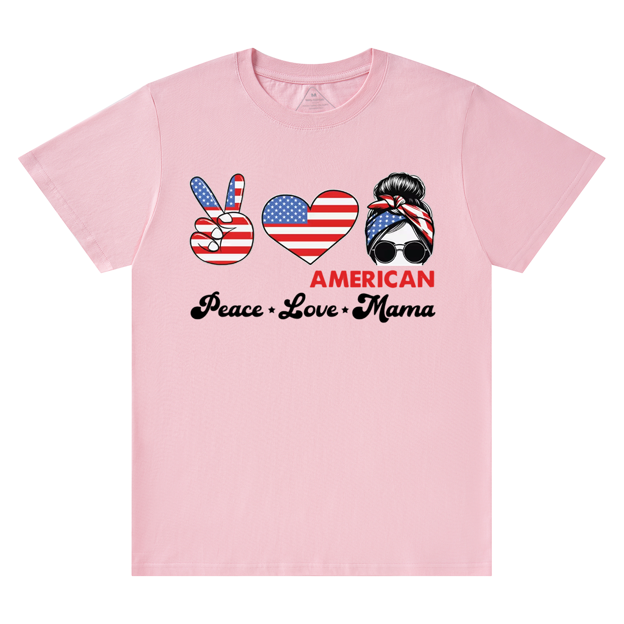 Peace Love American Mama T-Shirts
