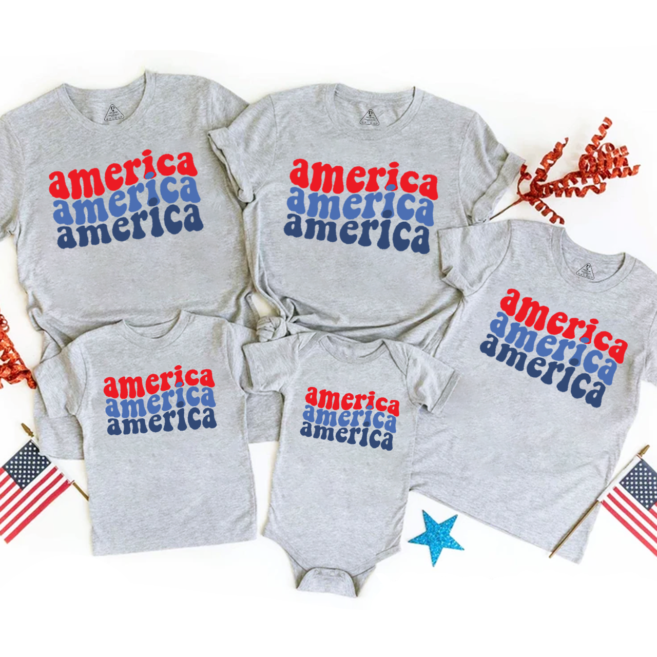 4th Of July Family Matching Shirts